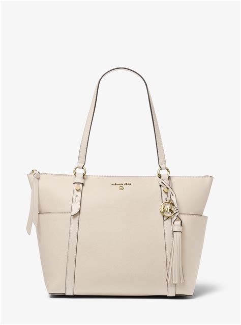 michael kors saffiano leather messenger bag|michael kors sullivan large tote.